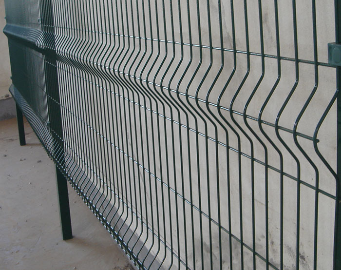 Ral6005 welded mesh fence