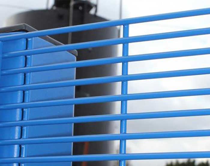 Blue color high security fence